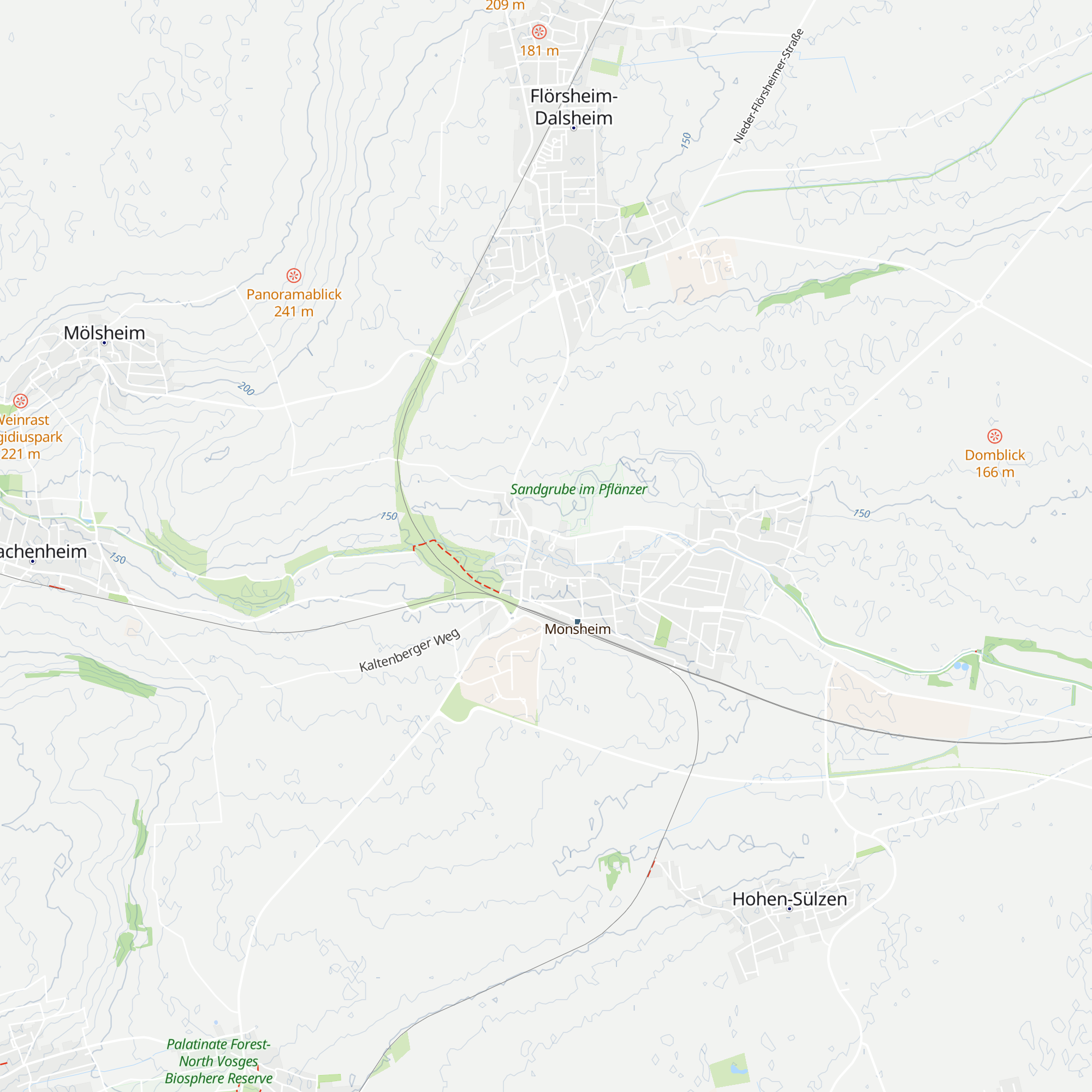 Tourist Information map