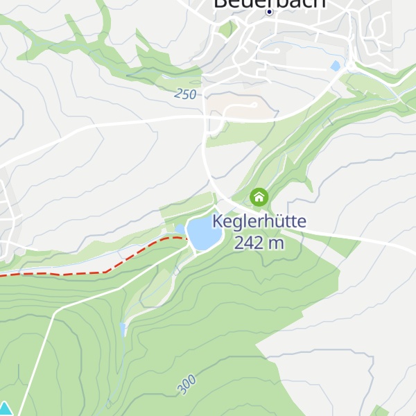 Map of Anglerhütte ASV Beuerbach