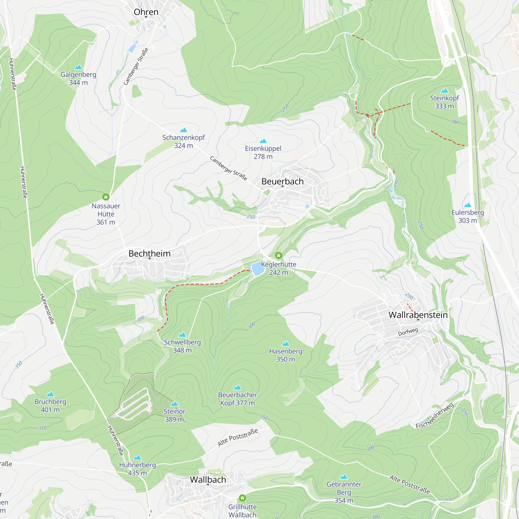 Anglerhütte ASV Beuerbach map