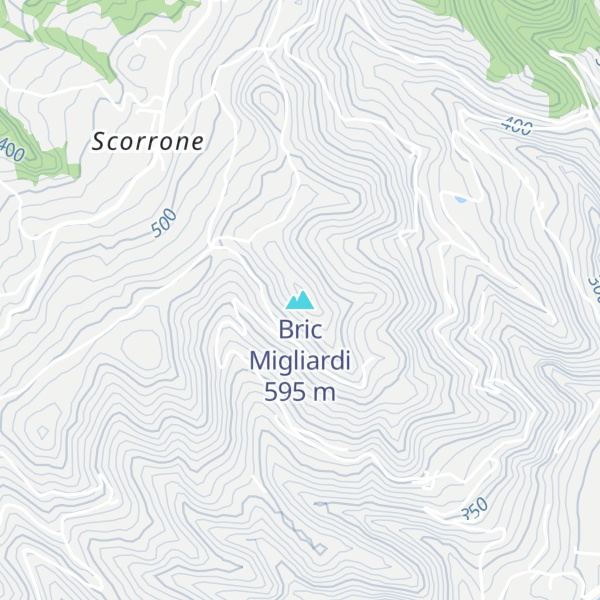 Map of Bric Migliardi