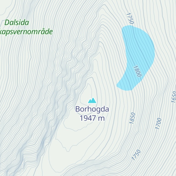 Map of Kleneggen