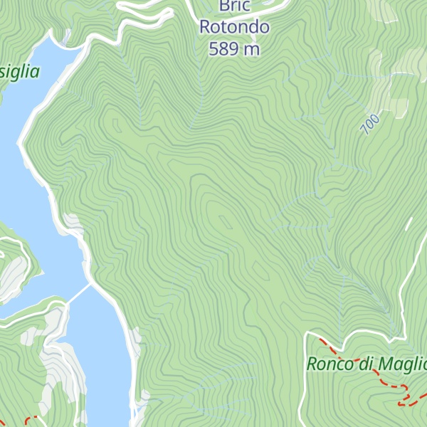 Map of Bric del Pozzo