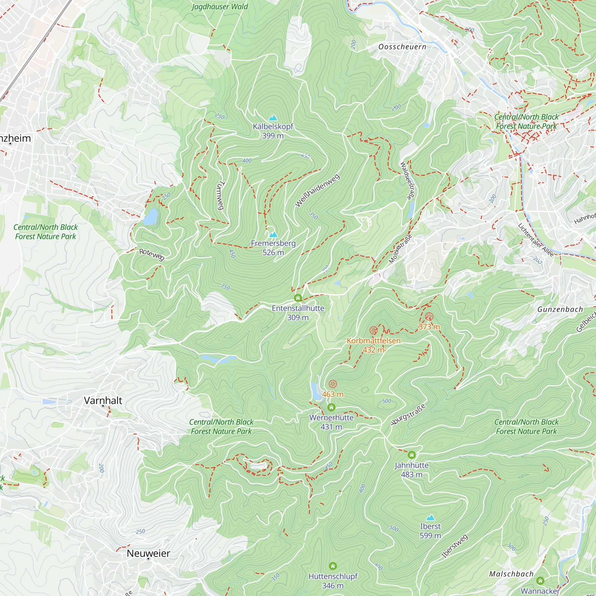 Entenstallhütte map