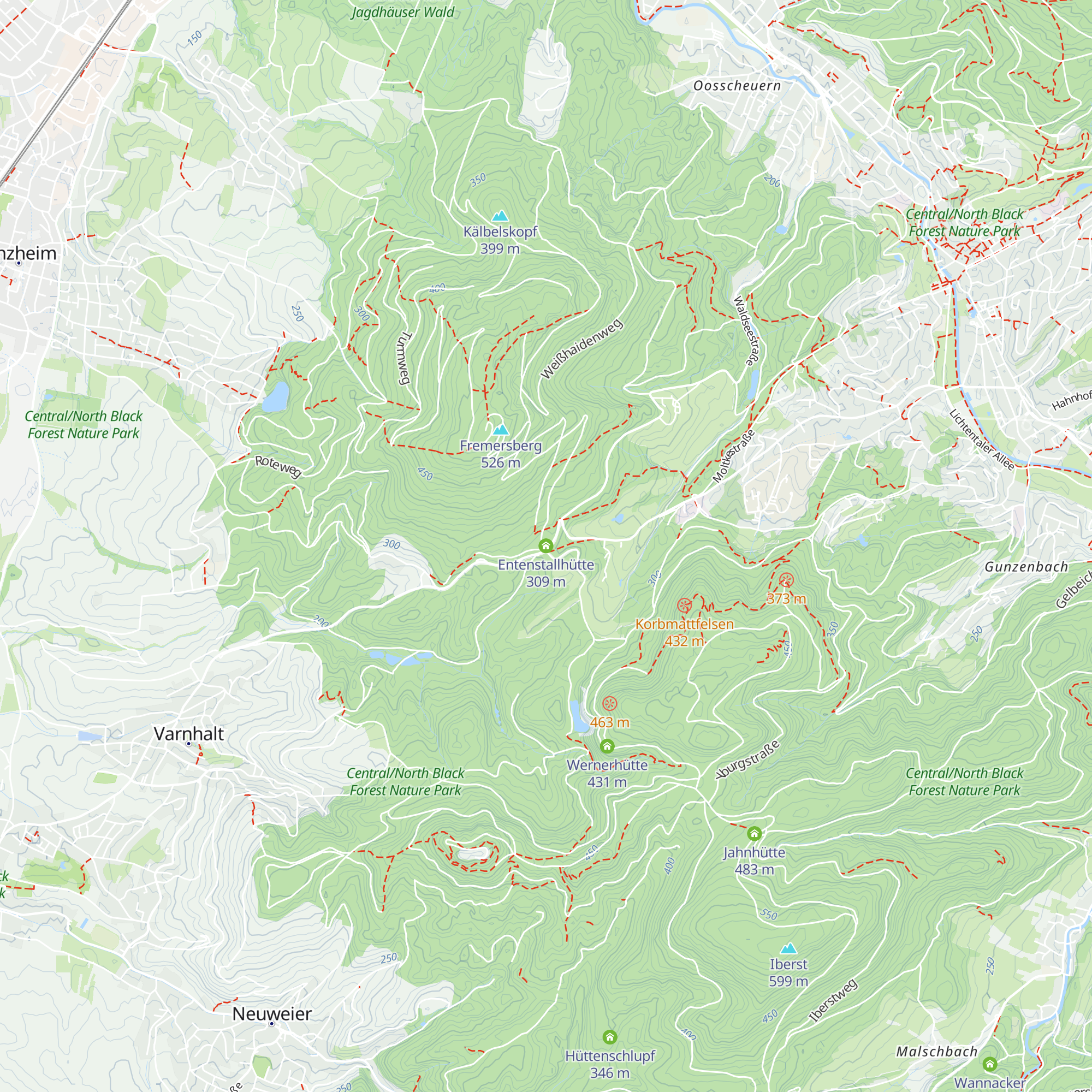 Entenstallhütte map