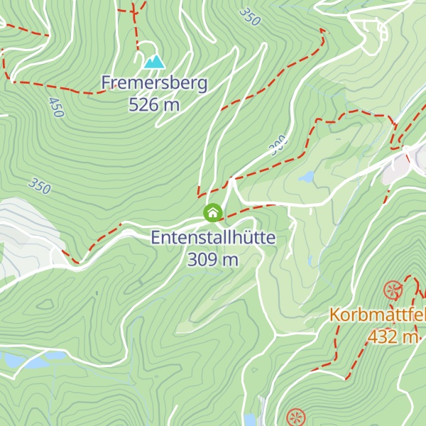 Map of Entenstallhütte