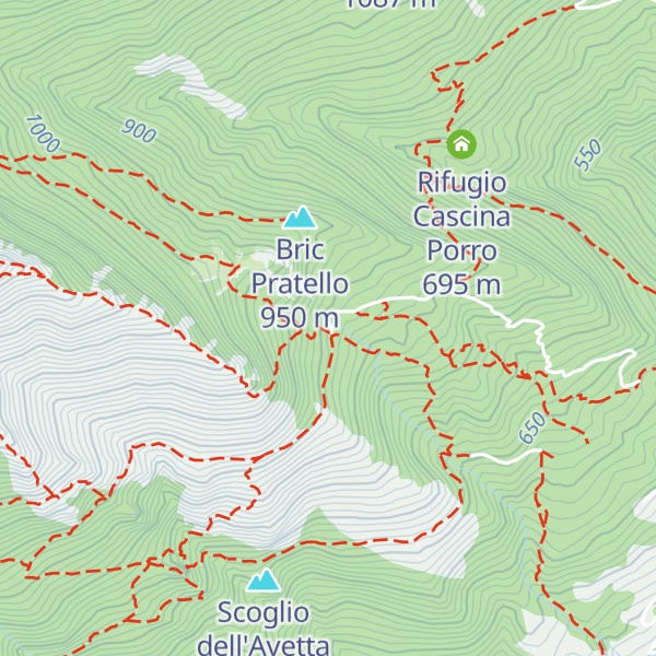 Map of Rifugio Pian delle Bosse