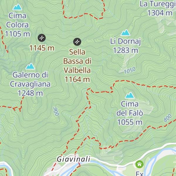 Map of case sparse