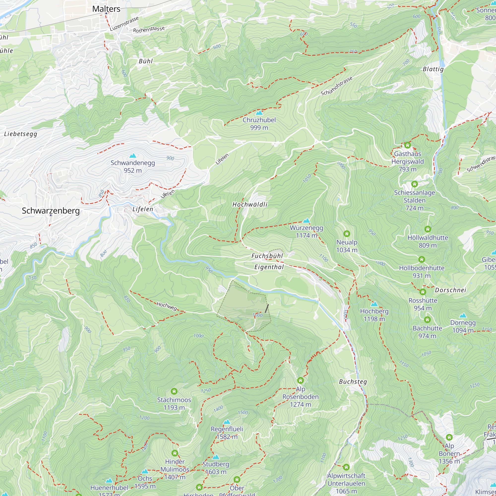 Spittelegg map