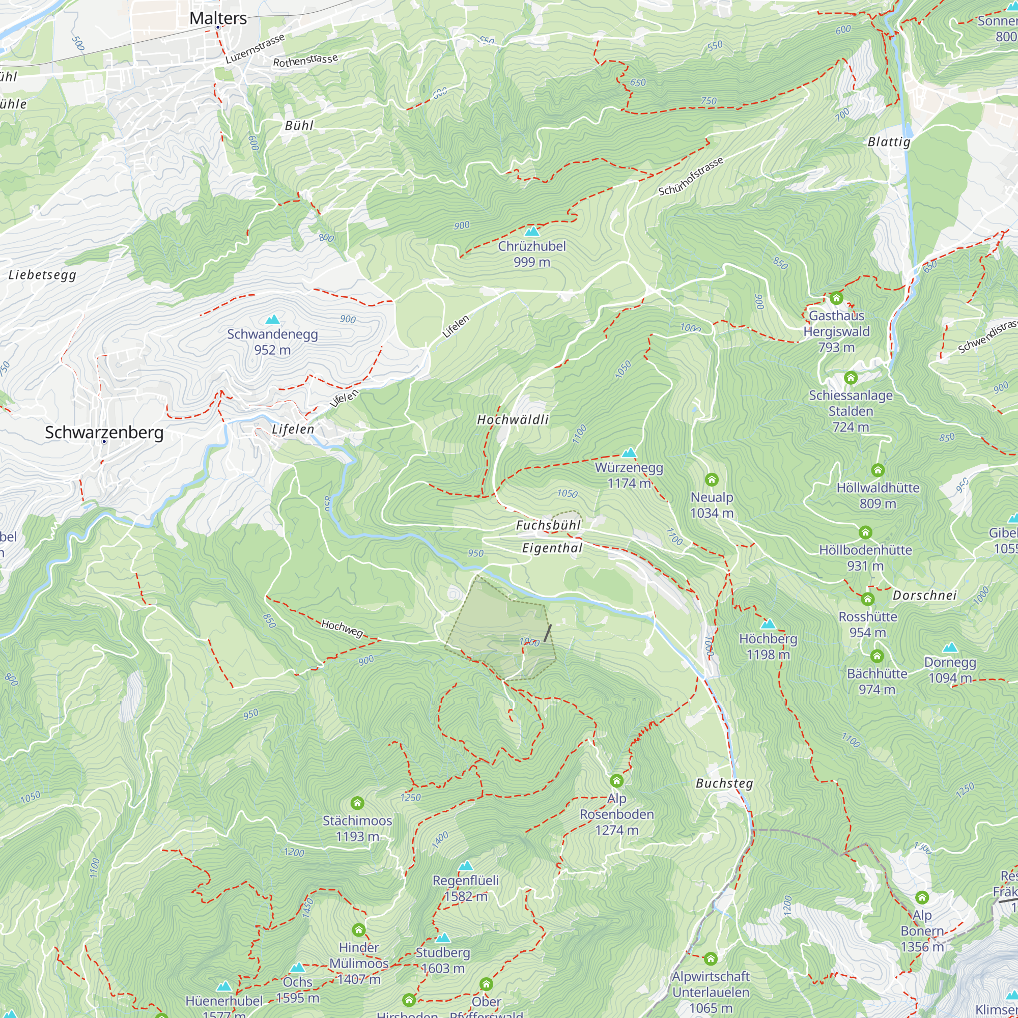 Spittelegg map