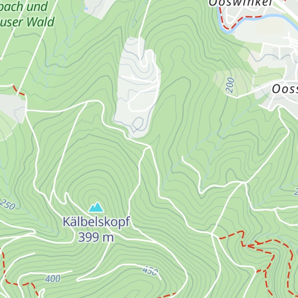 Map of Hütte an der Bildeiche
