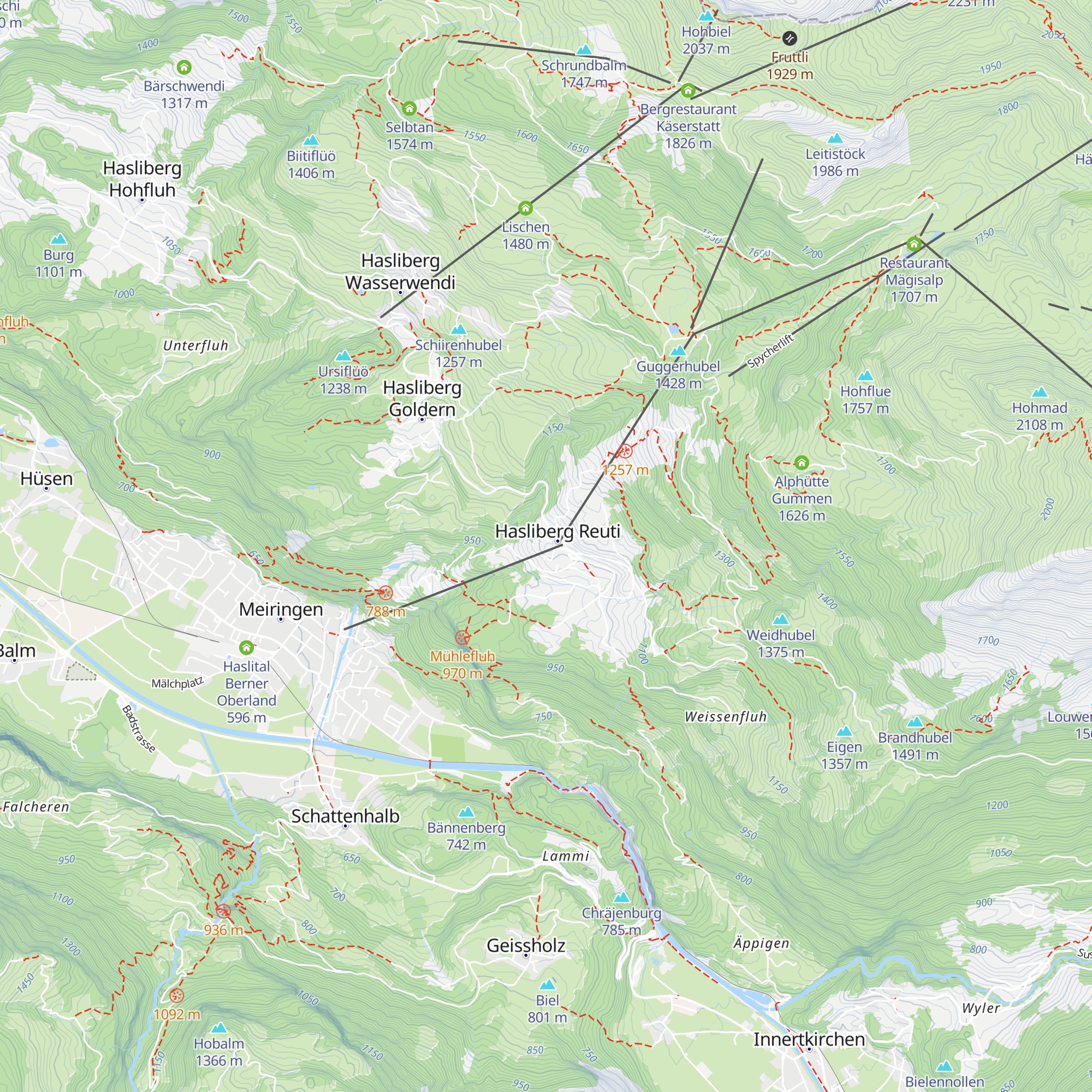 Das Hotel Panorama map