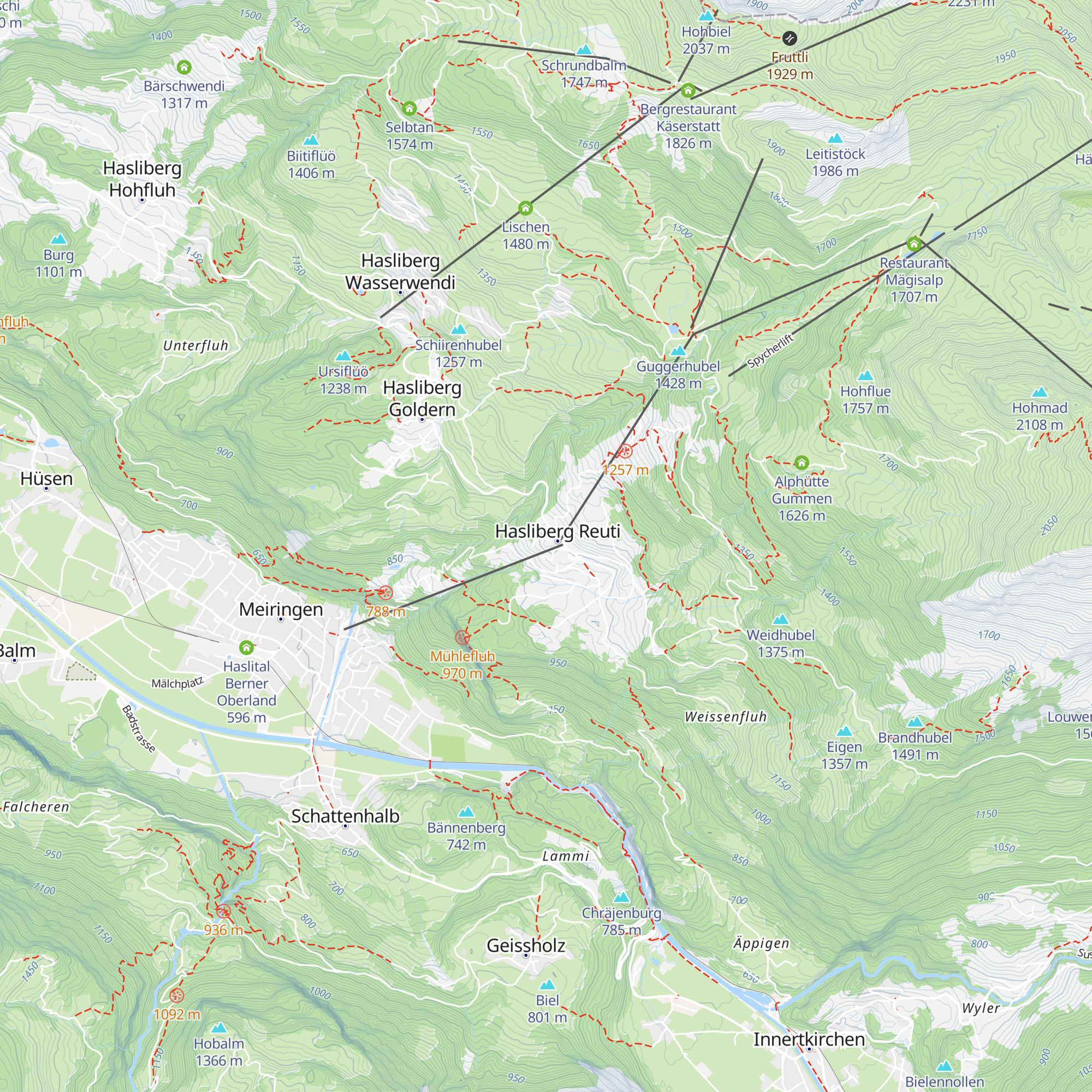 Das Hotel Panorama map