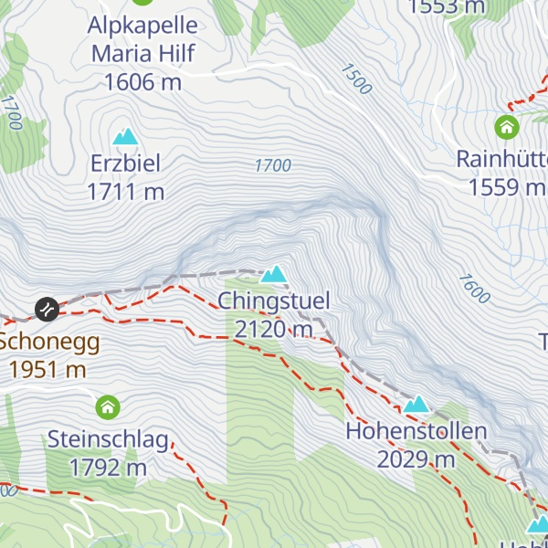 Map of Chingstuel