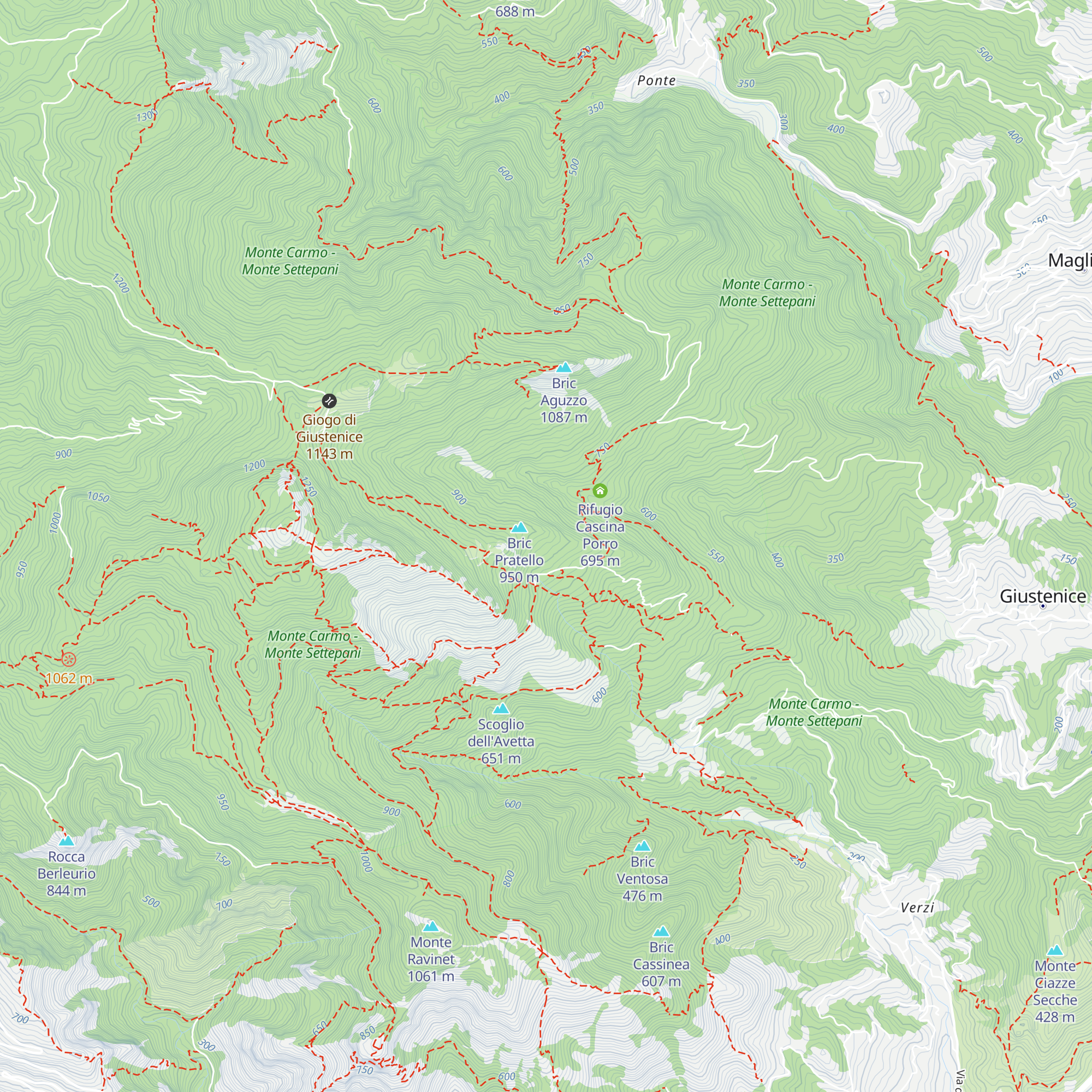carbonaia map