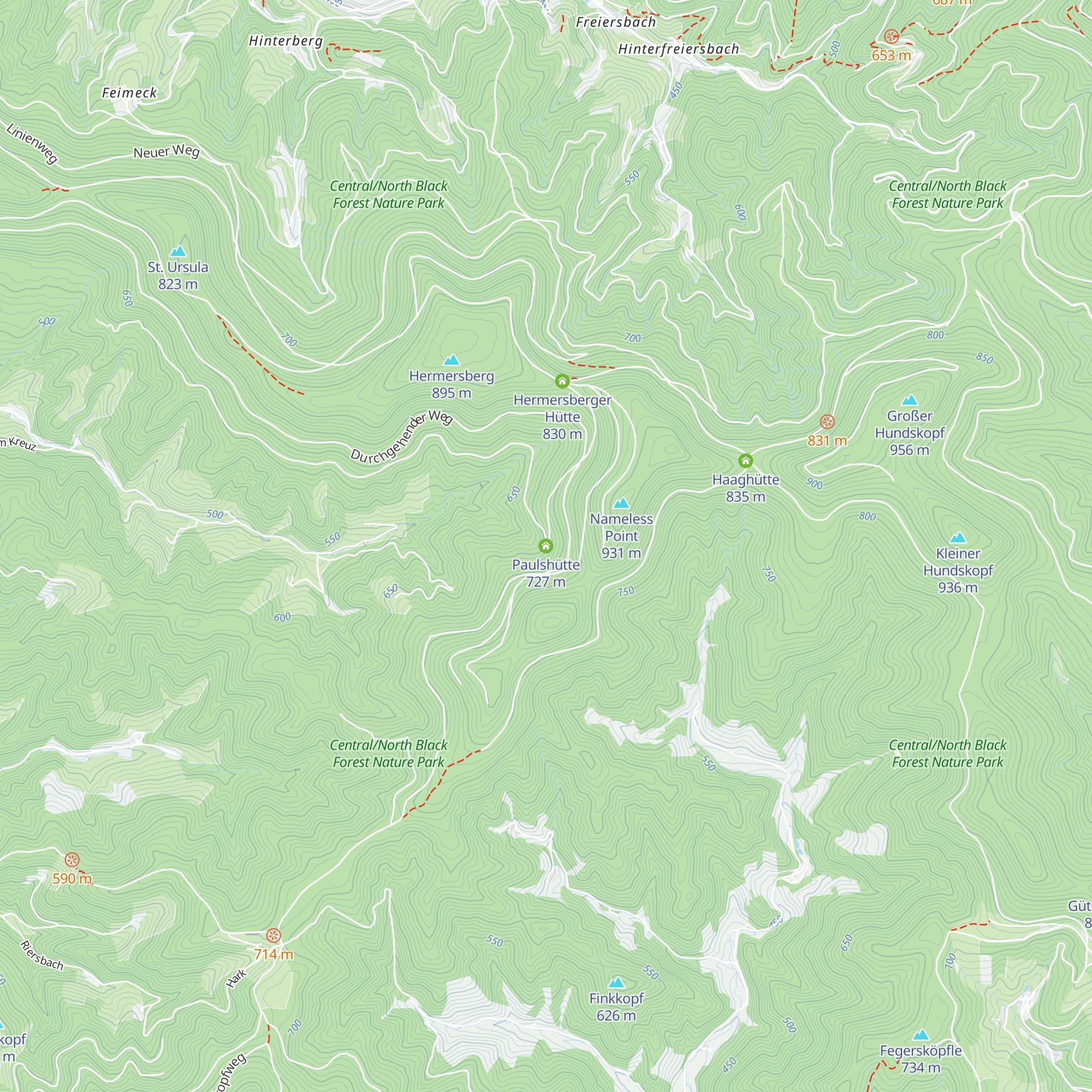 Paulshütte map