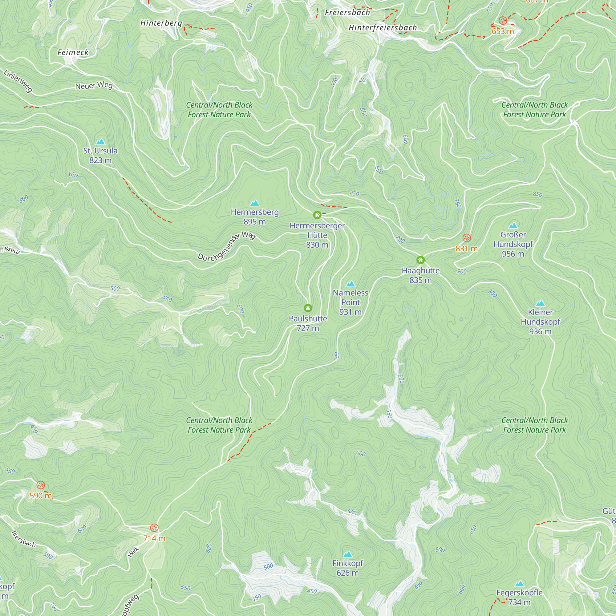 Paulshütte map