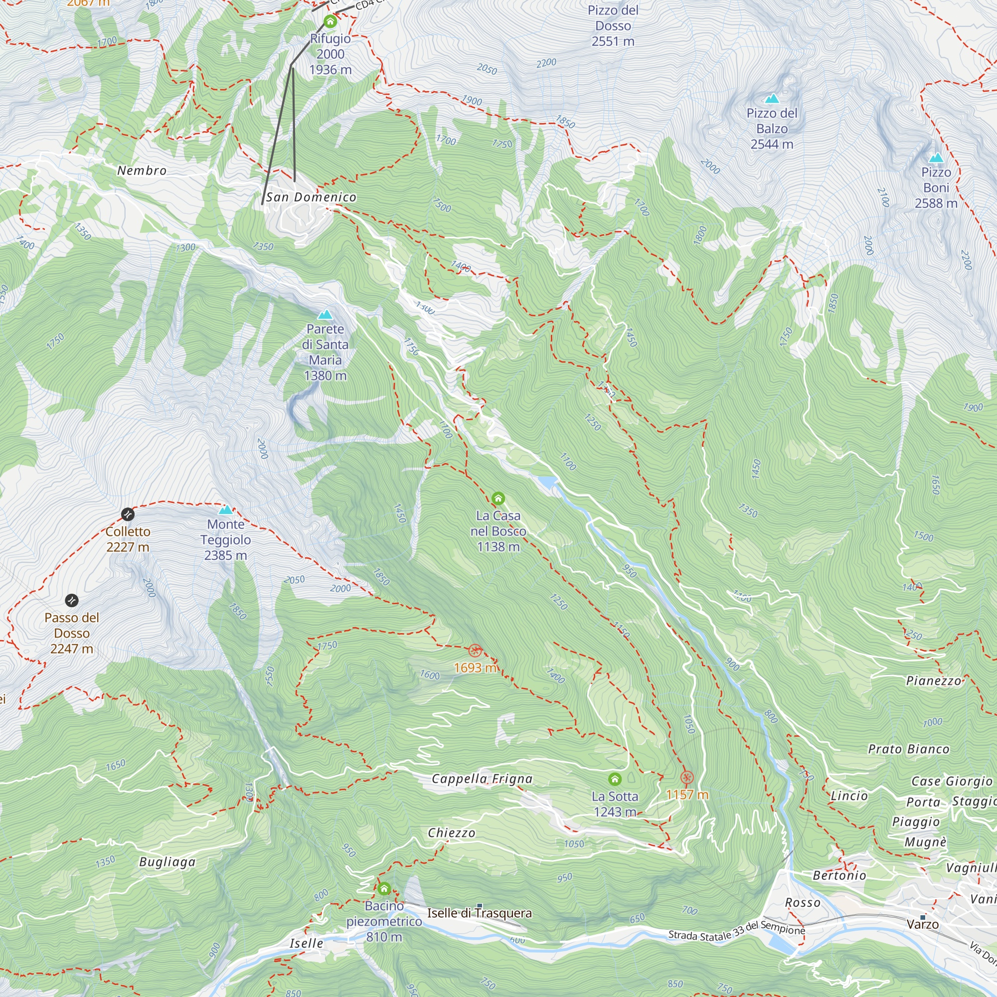 La Casa nel Bosco map