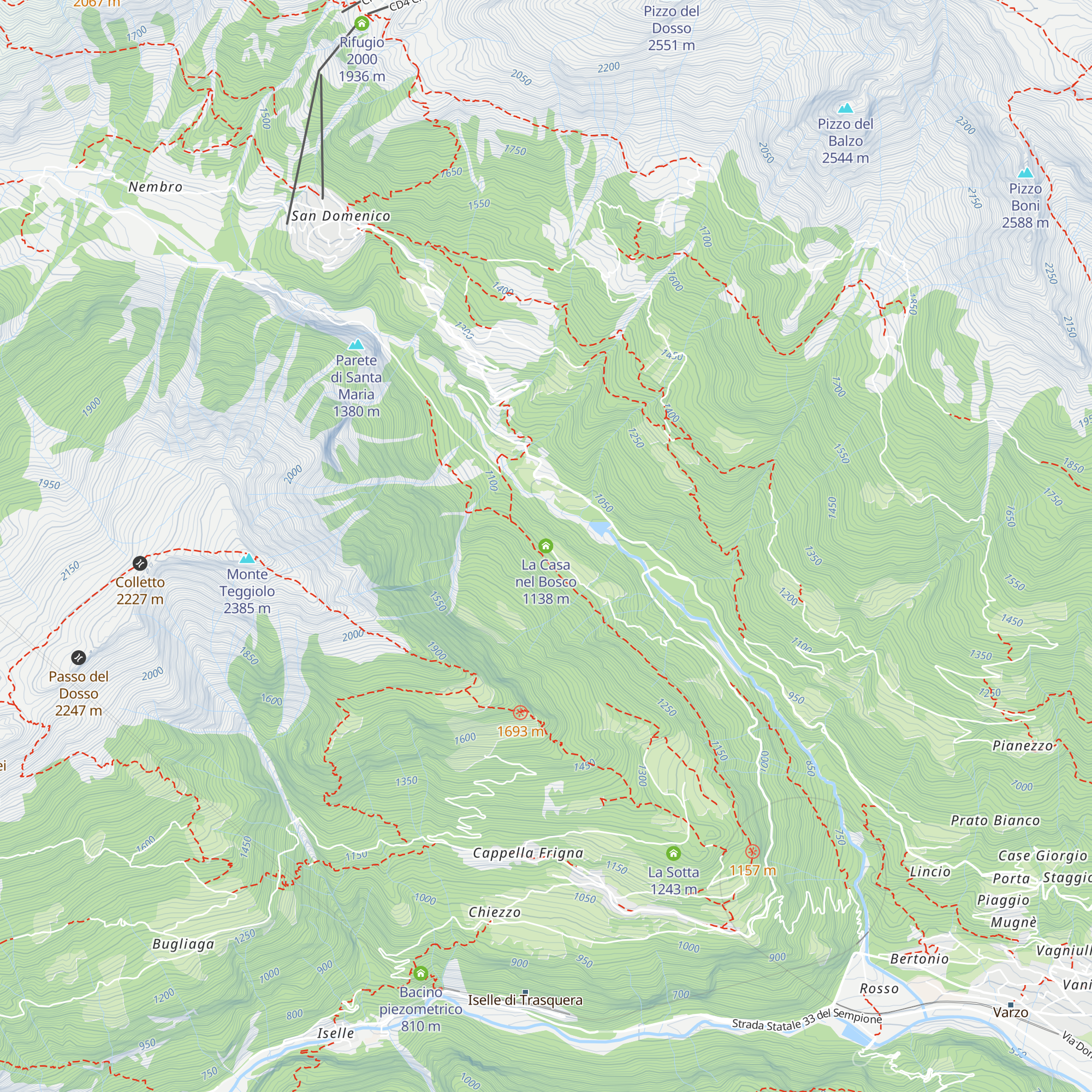 La Casa nel Bosco map