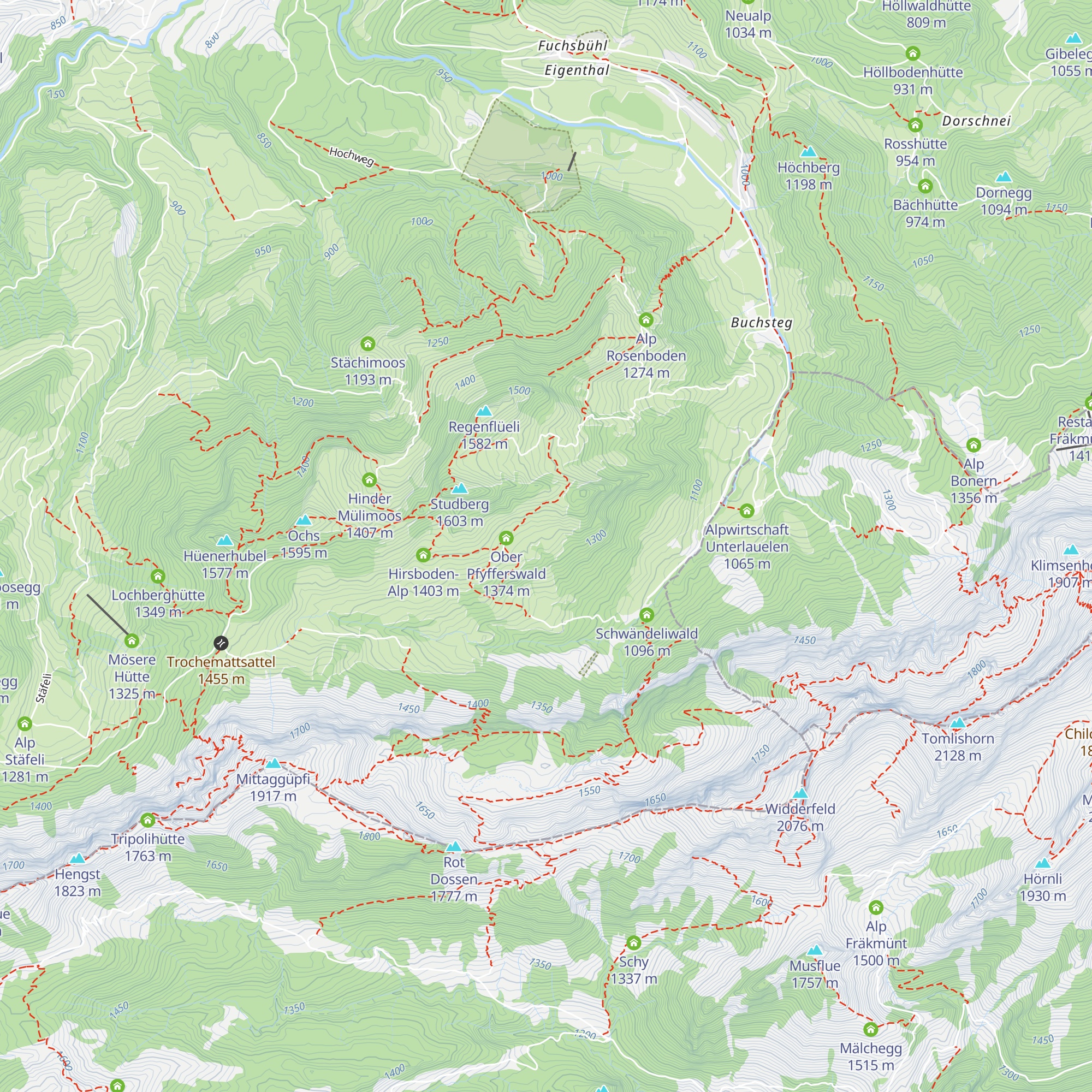 Grotzli map