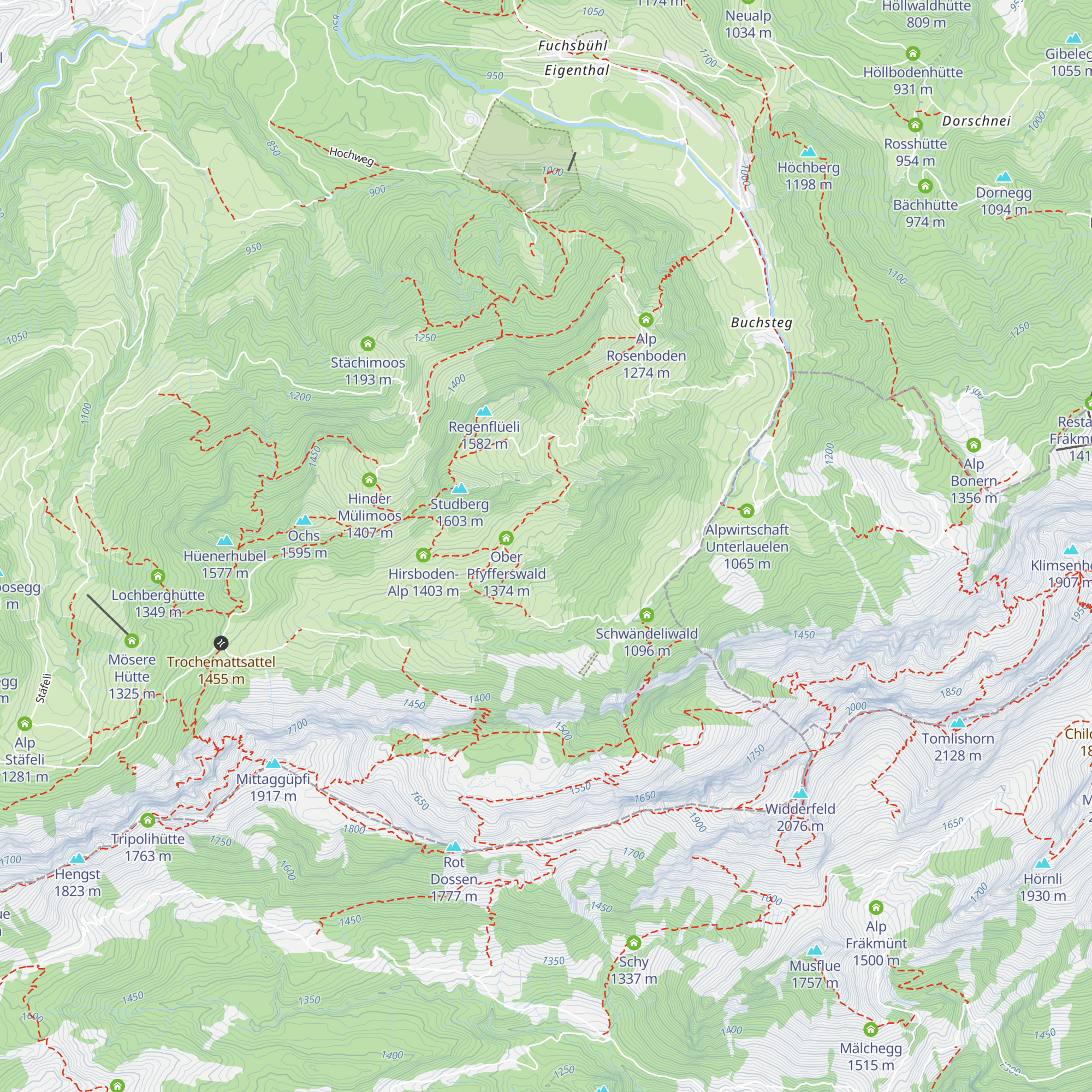 Grotzli map