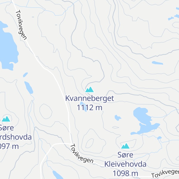 Map of Kvanneberget