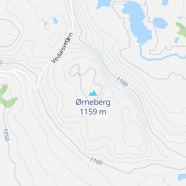 Map of Ørneberg