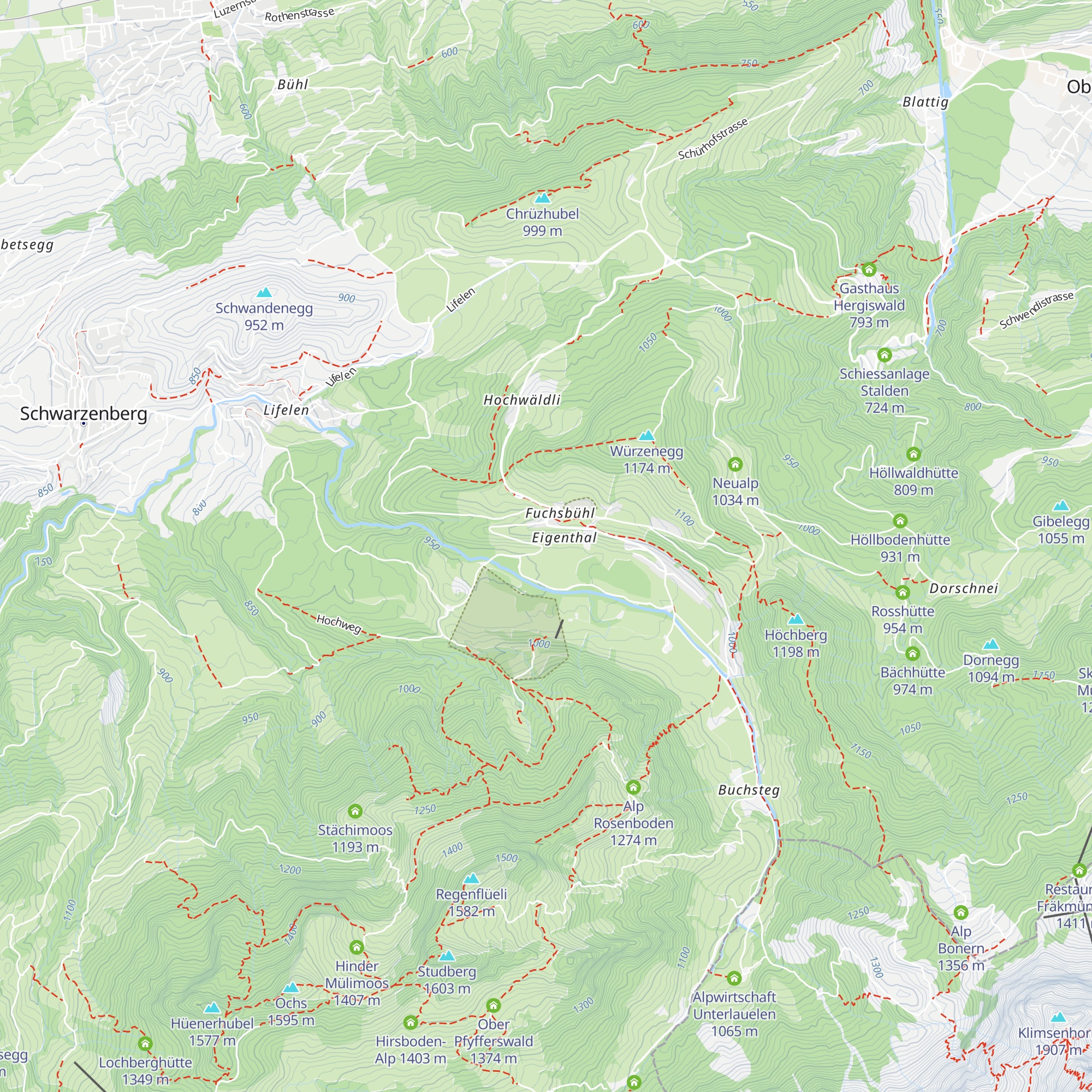Stall Maienstoss map