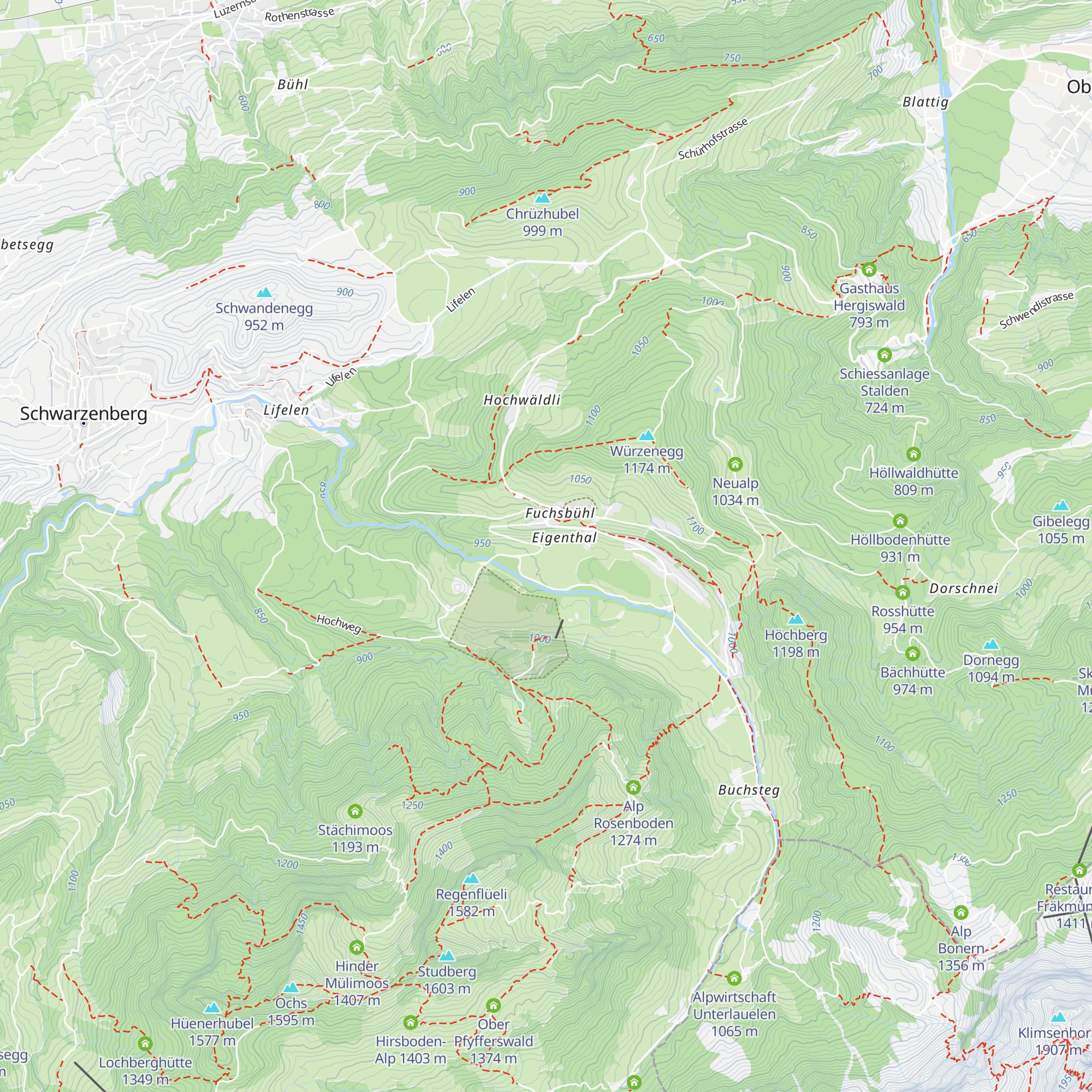 Stall Maienstoss map