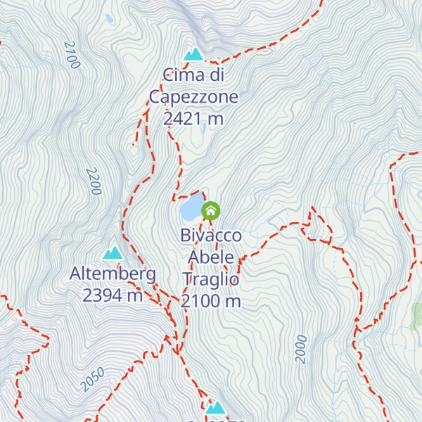 Map of Bivacco Abele Traglio