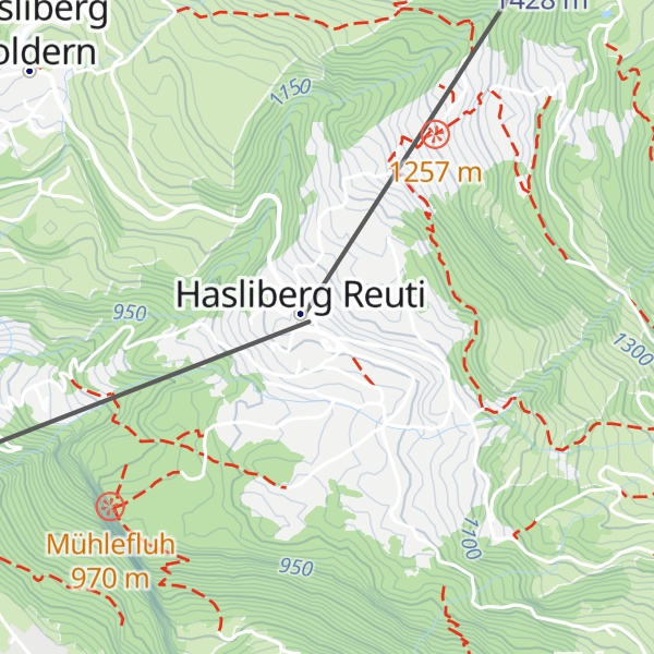 Map of Hotel Reuti