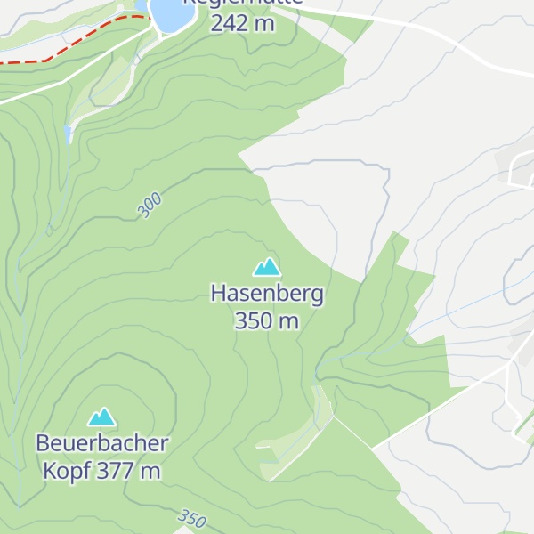 Map of Hasenberg