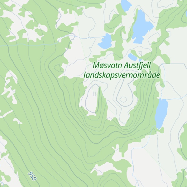 Map of Vetrhusfjell