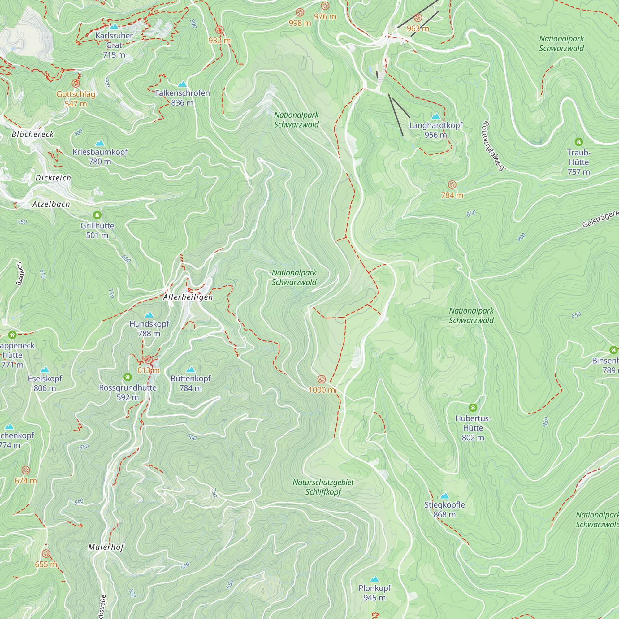Jakobshütte map
