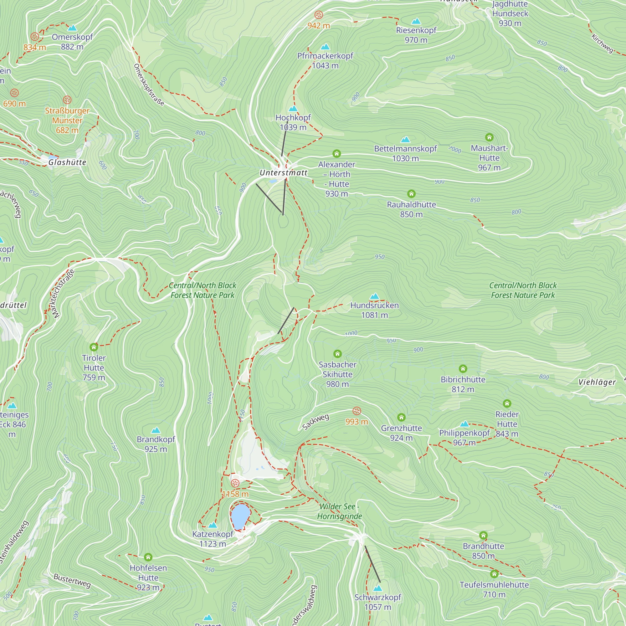 Ski- und Wanderheim Ochsenstall map