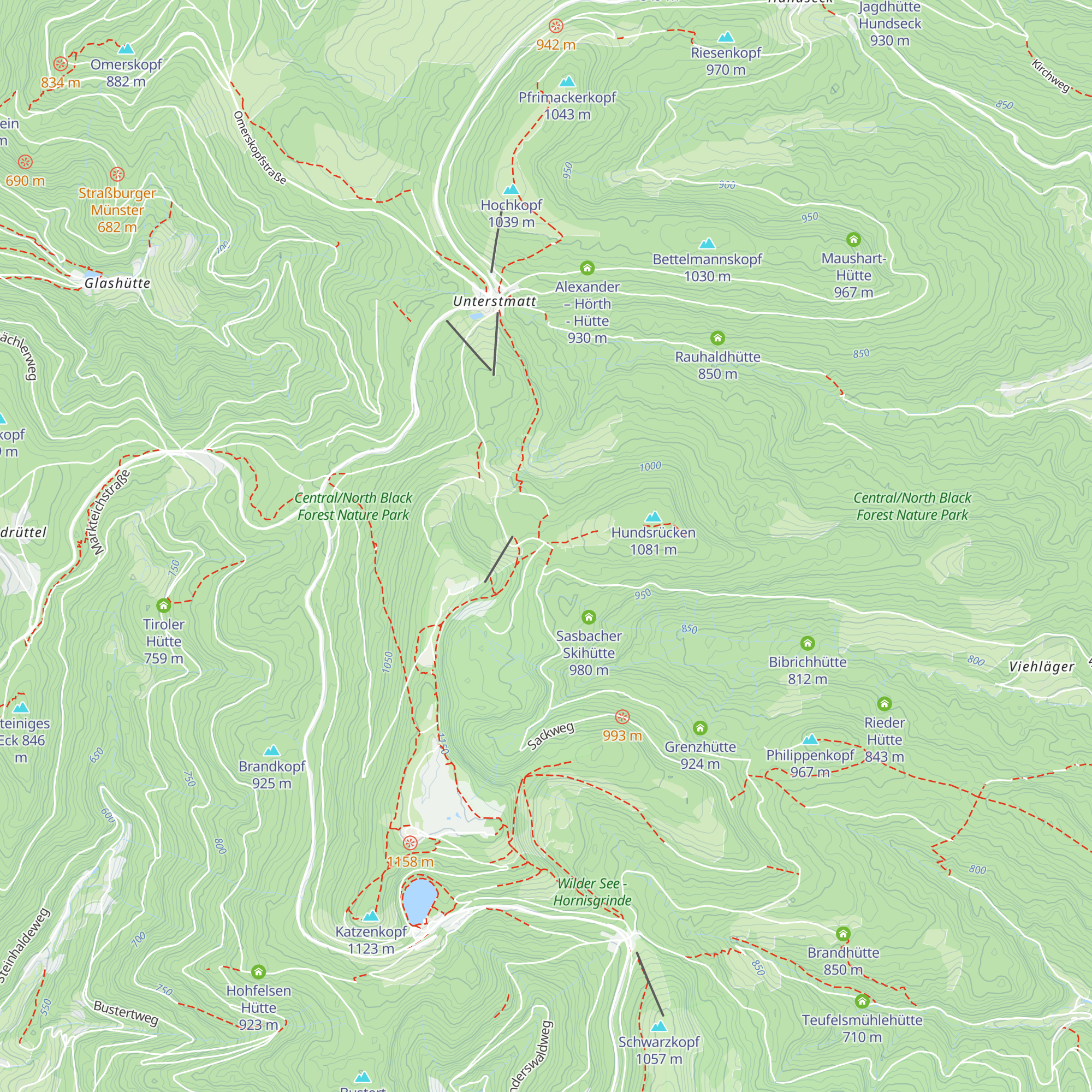 Ski- und Wanderheim Ochsenstall map
