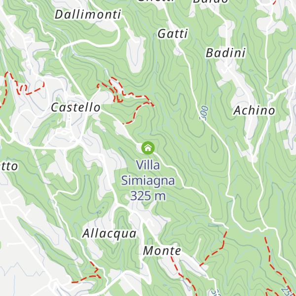 Map of Villa Simiagna