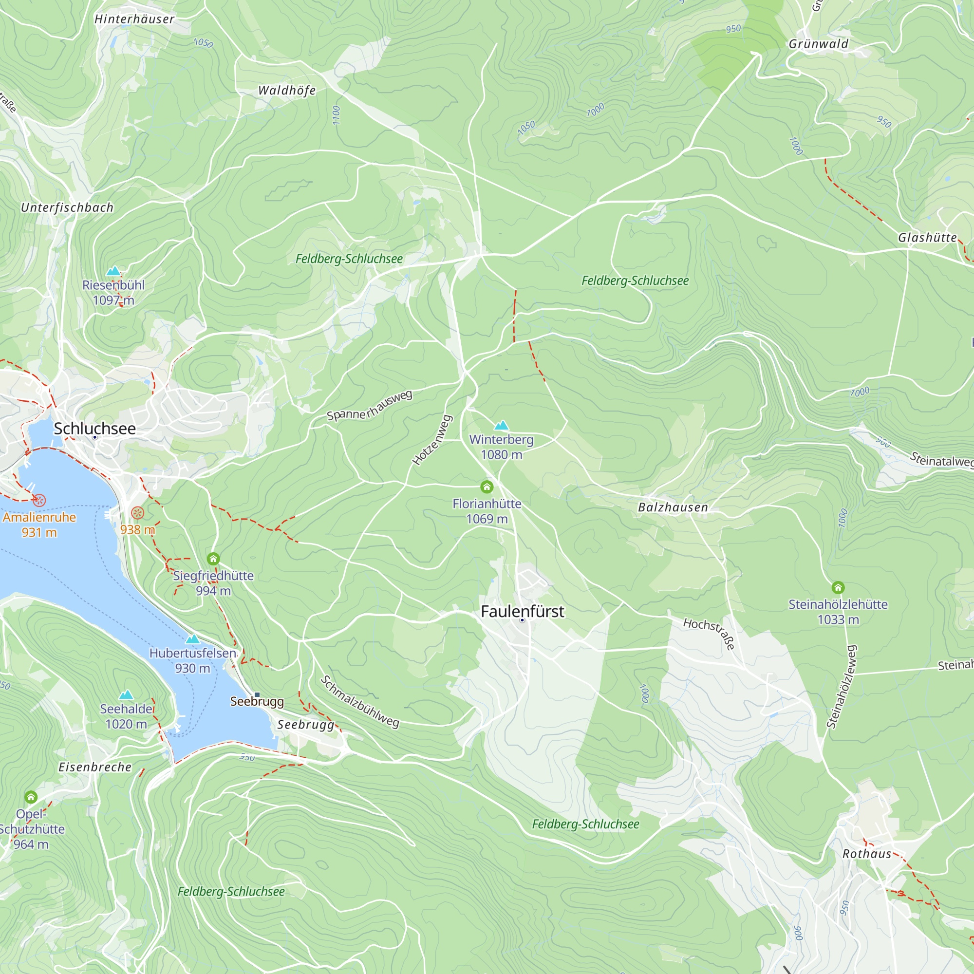 Florianhütte map