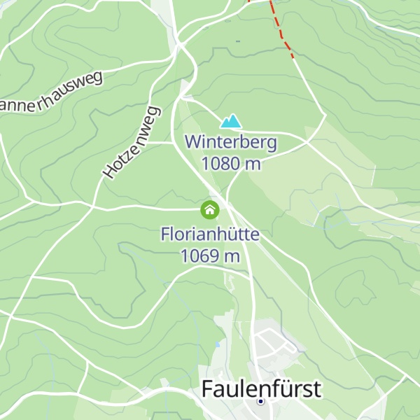 Map of Florianhütte