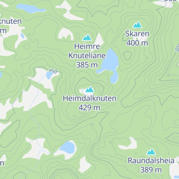 Map of Heimdalknuten