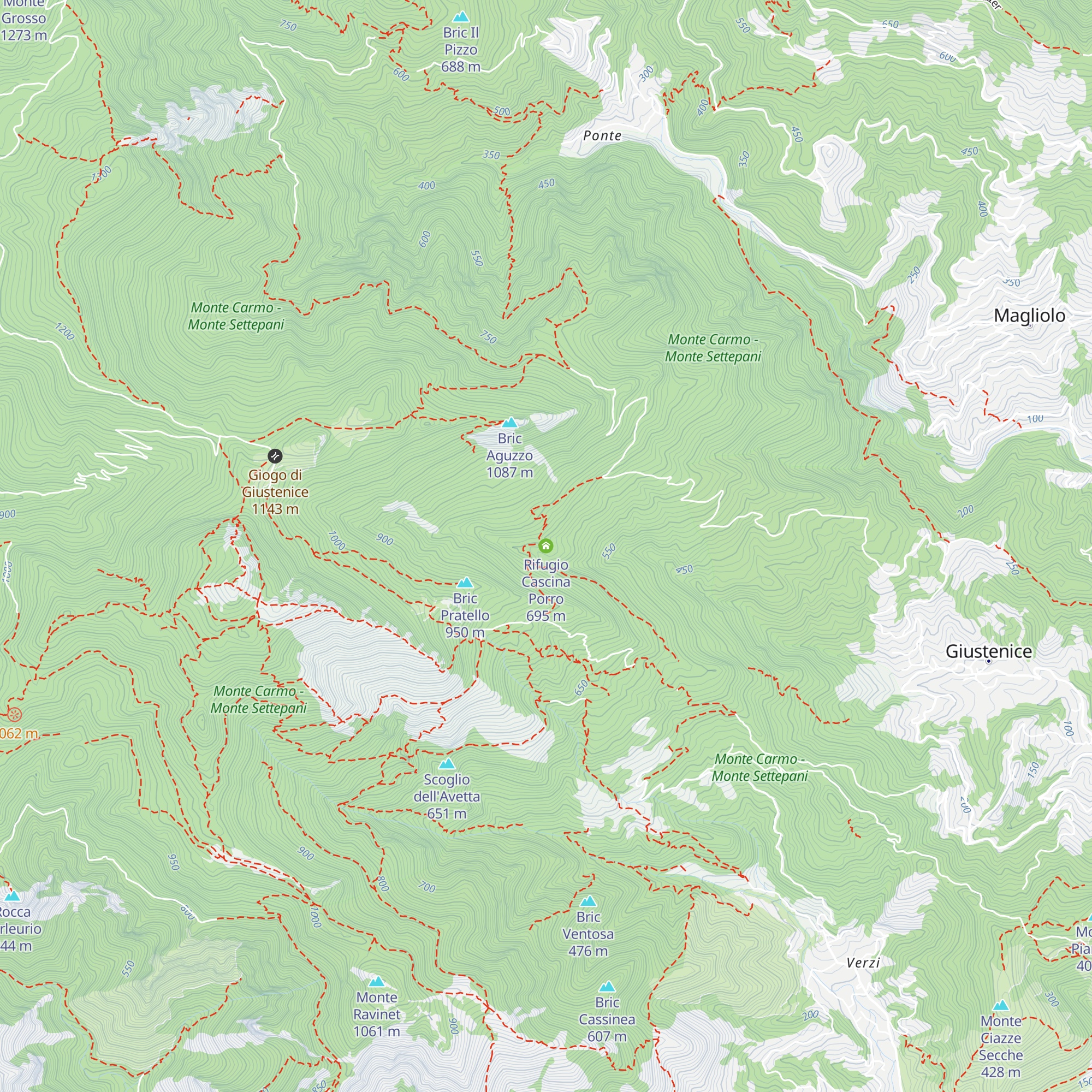 Rifugio Cascina Porro map