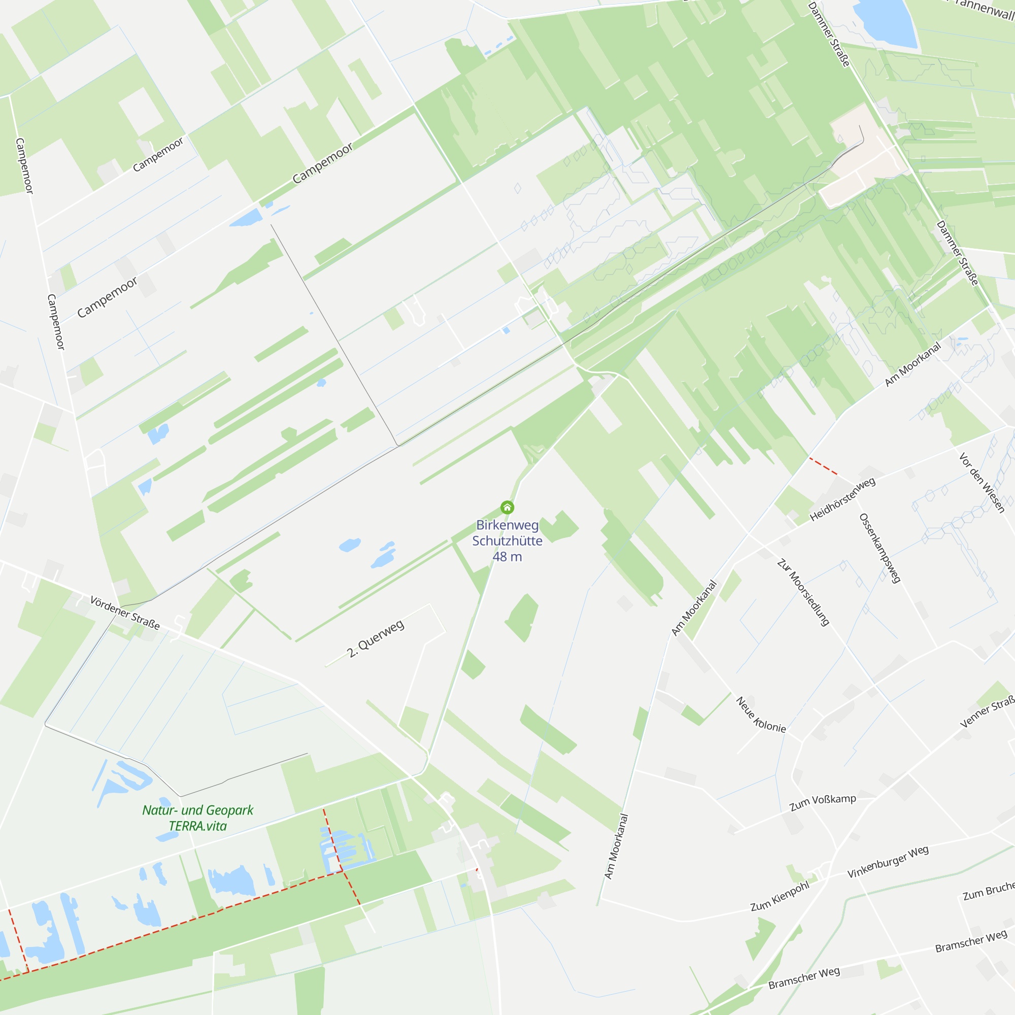 Birkenweg Schutzhütte map