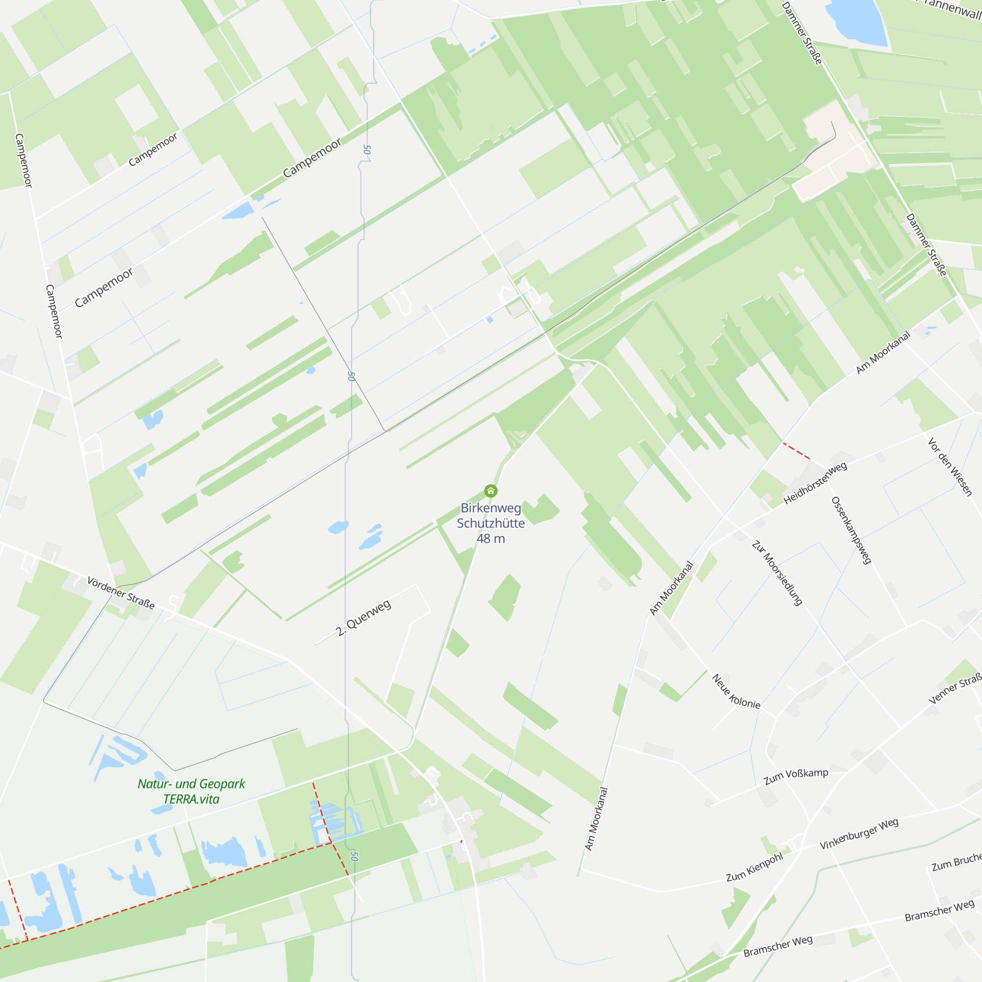 Birkenweg Schutzhütte map