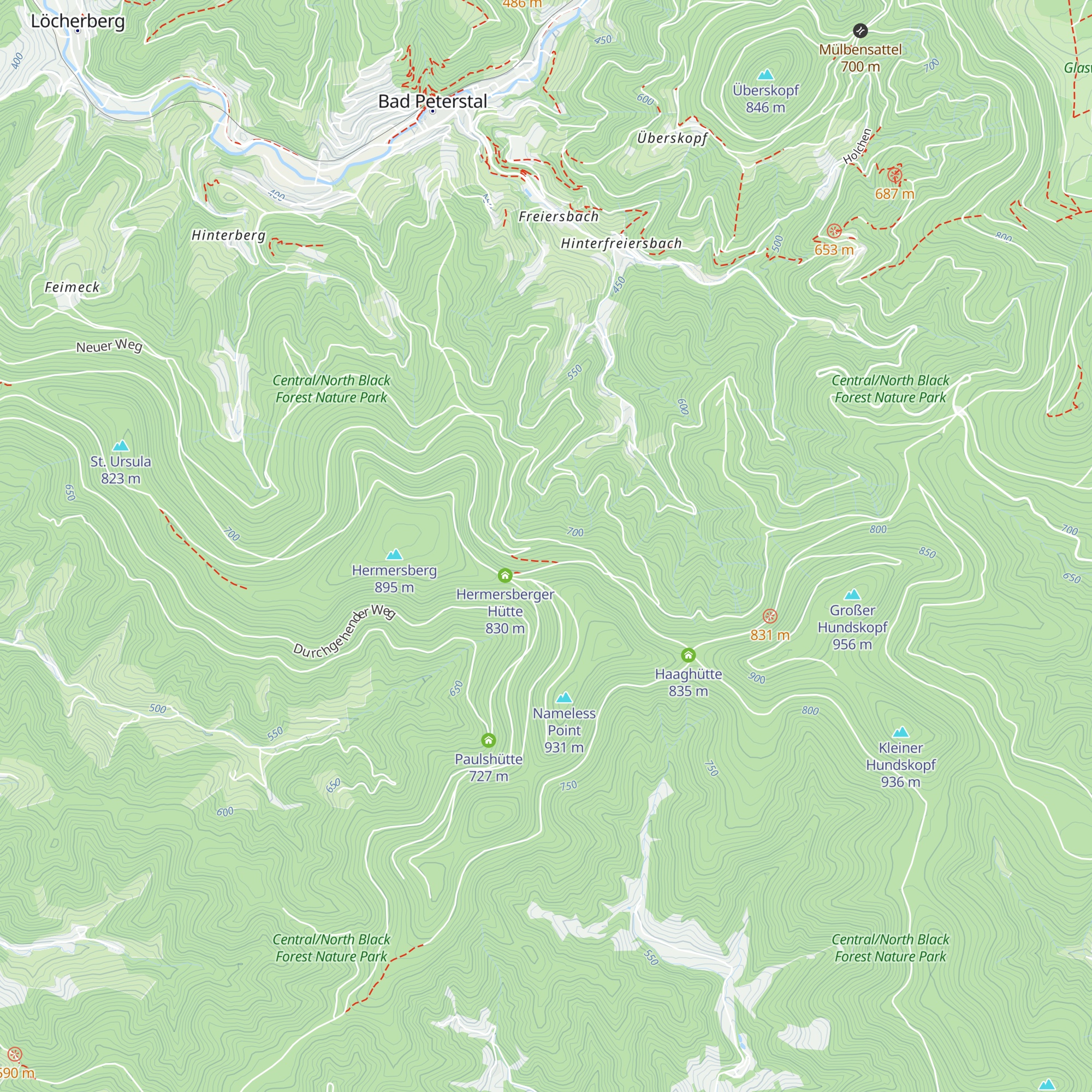 Tannhütte map