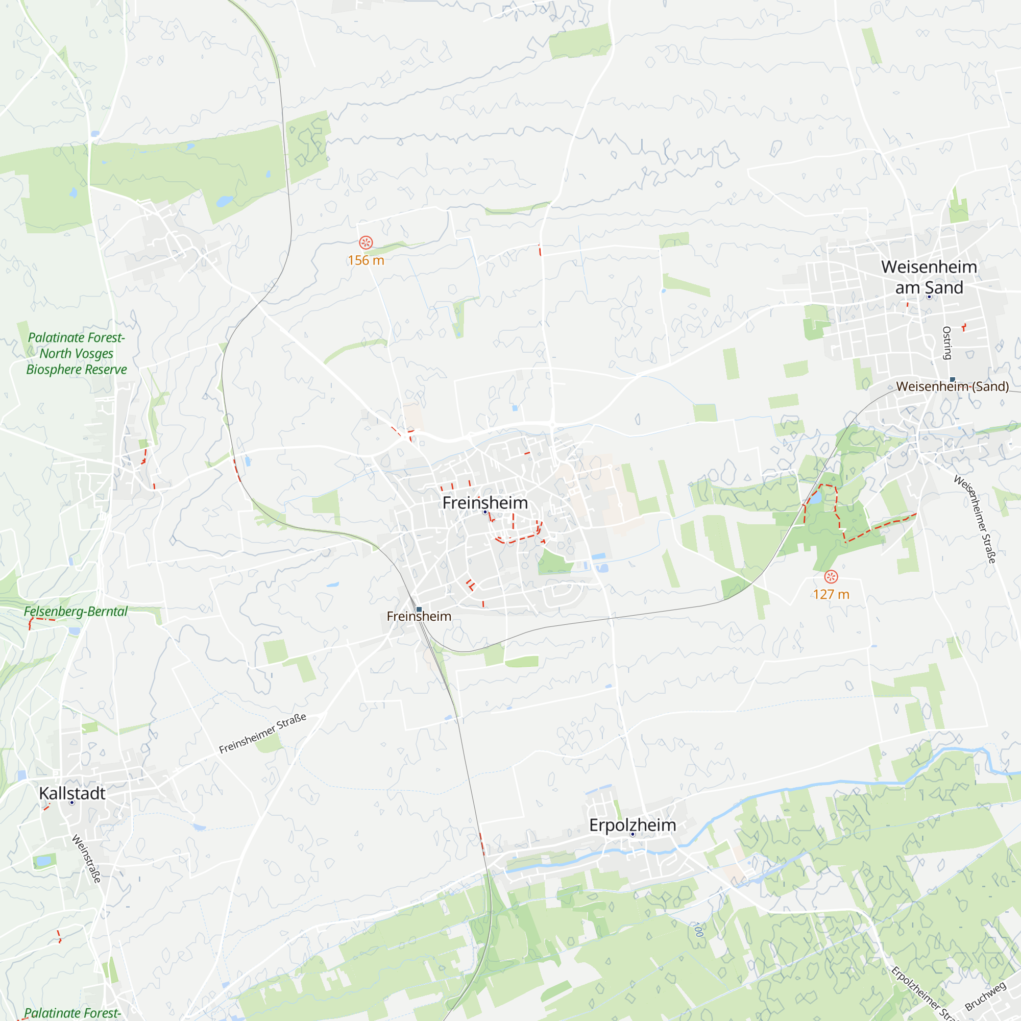 Urlaubsregion Freinsheim / Dt. Weinstraße, i-Punkt map