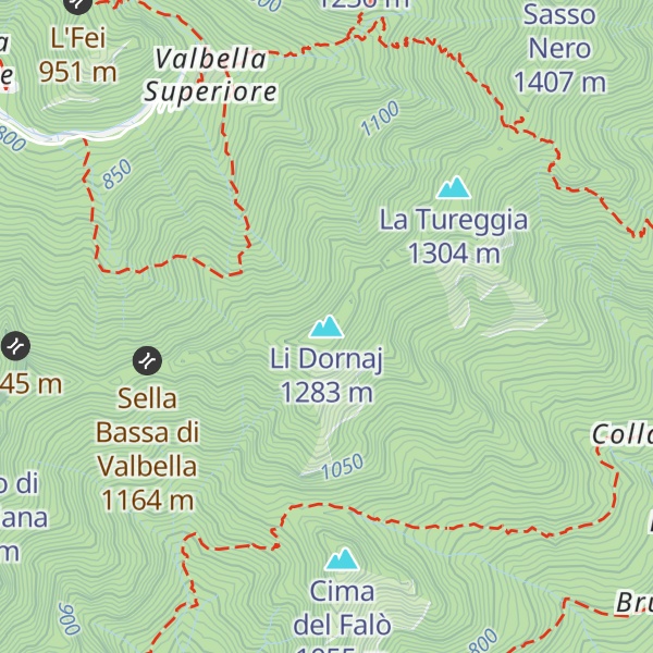 Map of Li Dornaj