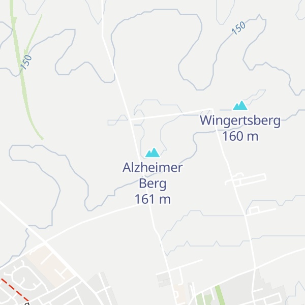 Map of Alzheimer Berg