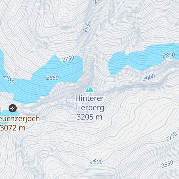 Map of Hinterer Tierberg