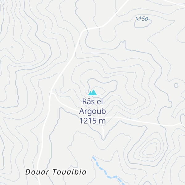 Map of Râs el Argoub
