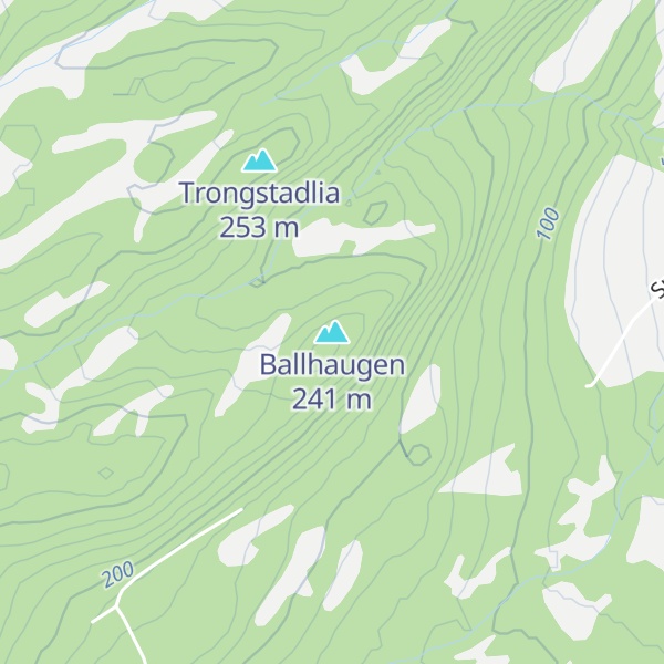 Map of Ballhaugen