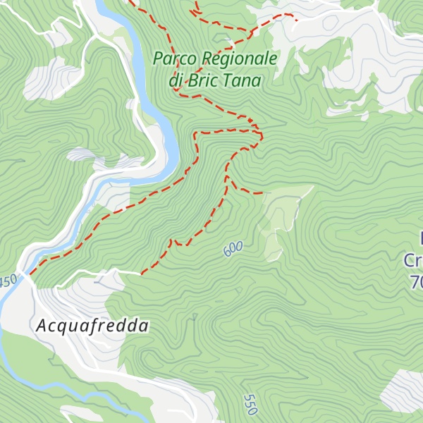 Map of Bric della Feia